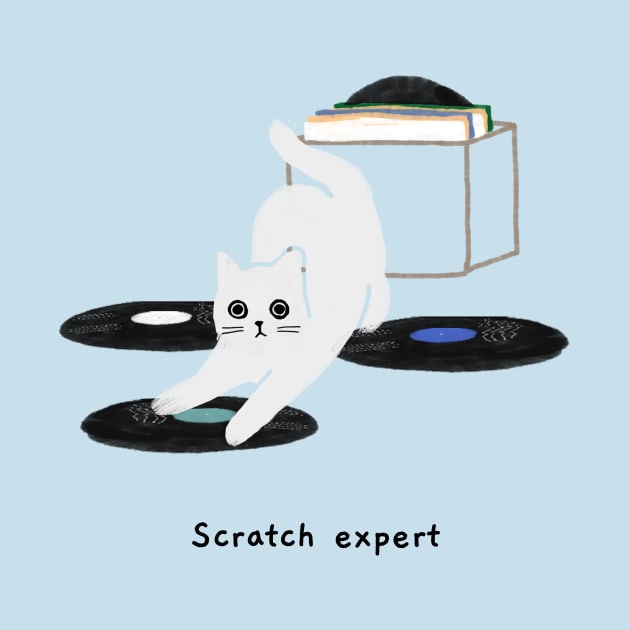 Record scratching by KentheCat