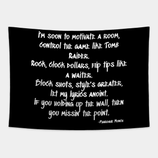 Pharoahe Monch Quote Tapestry