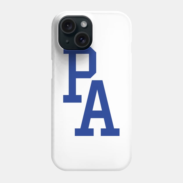 PA Dodger Logo - White Phone Case by KFig21