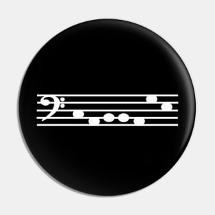 Cabbage Sheet Music Bass Clef Pin