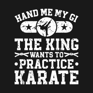 Martial Arts Gi Karate King T-Shirt