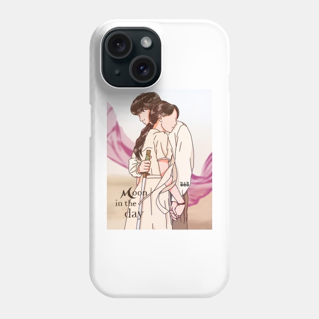 Moon In The Day Phone Case by ayshatazin