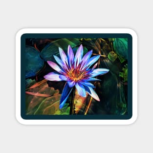 Blue Lotus Magnet