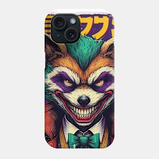 Dangerous Fox Pop Character Costume Japanese Retro Phone Case