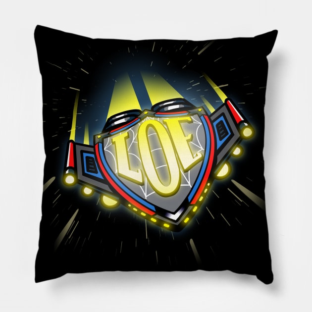 Starship LOE Pillow by The League of Enchantment