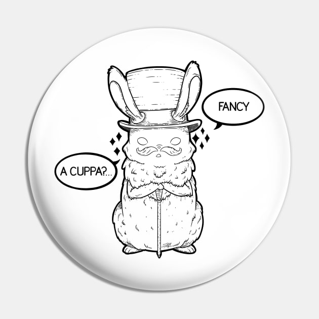 Top Hat Bunny Pin by zarya_kiqo