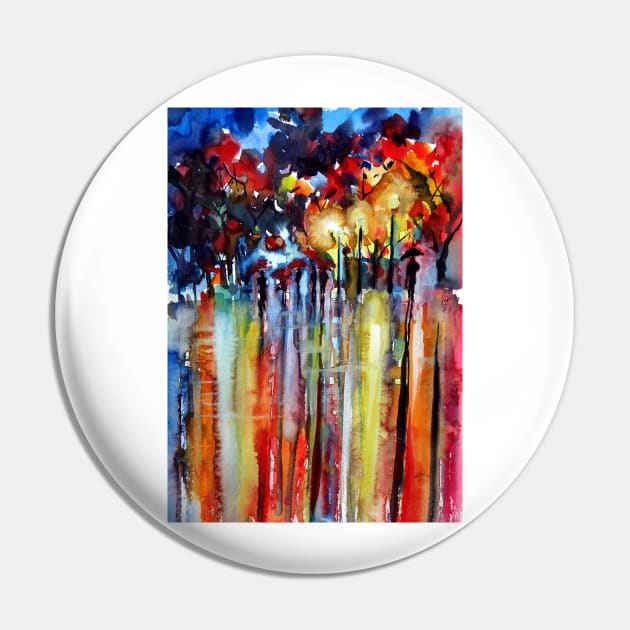 Red umbrellas at night Pin by kovacsannabrigi