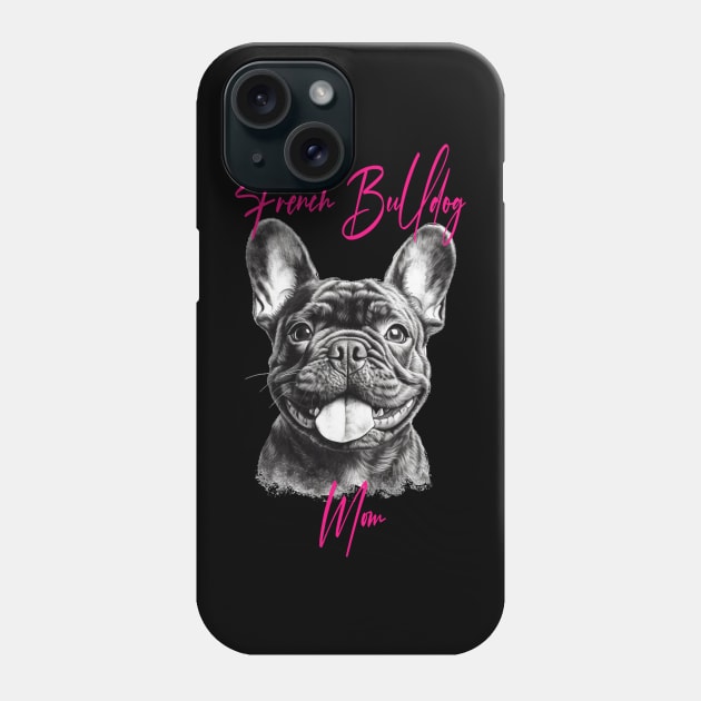 French bulldog mom Phone Case by GreenMary Design