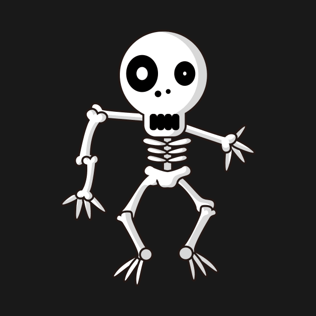 Funny skeleton by Afe