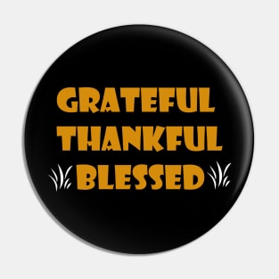 Grateful thankful blessed quote Pin