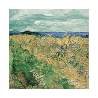 Vincent Van Gogh- Wheatfield with Cornflowers T-Shirt