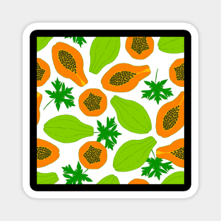 papaya pattern Magnet