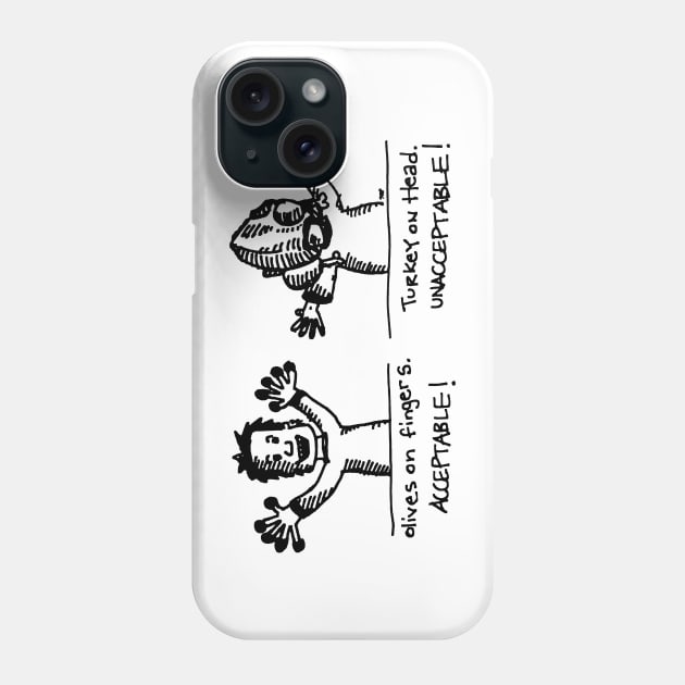 THANKSGIVING ADVICE Phone Case by SETH BOND PERRY - SBP ART