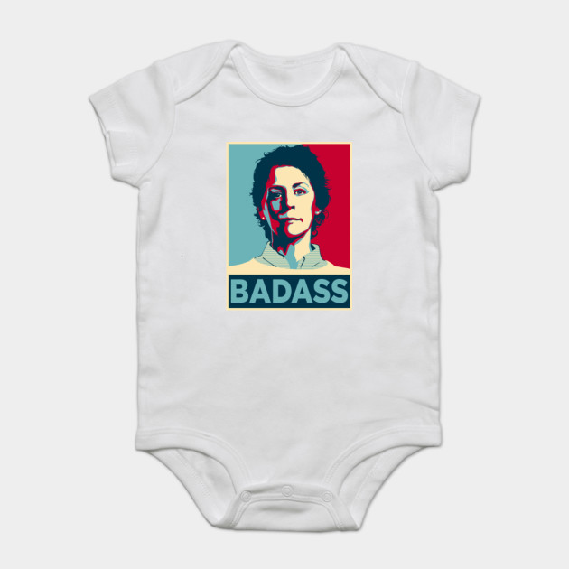 Carol Peletier Badass The Walking Dead Parody Baby Bodysuit