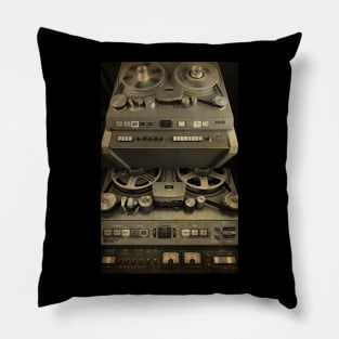 Retro Sound System Mixed Setup Audio HiFi Pillow