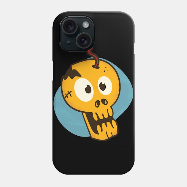 Pirate Cartoon Skull Phone Case by LYNEXART