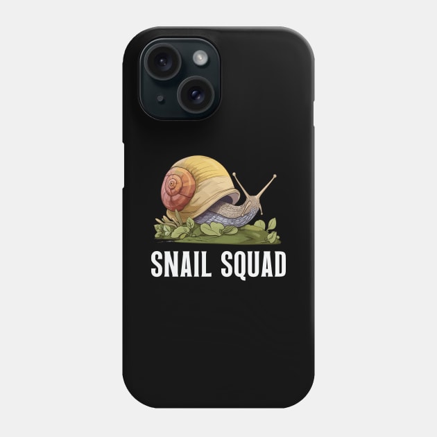 Snail Squad Phone Case by Infinitee Shirts