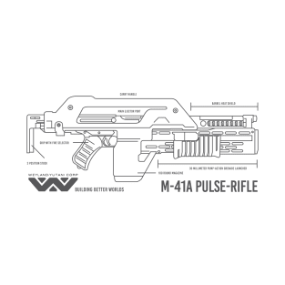 Pulse Rifle (Aliens) T-Shirt