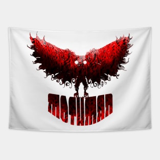 Mothman West Virginia Wing Humanoid Moth Retro Vintage Fleshy Bloody Tapestry