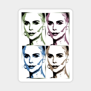 Woman (pop art) Magnet