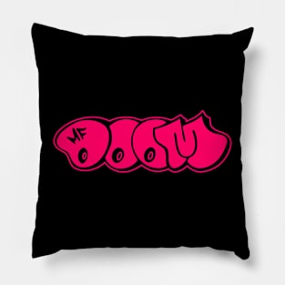 mf doom pink color Pillow