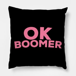 Ok Boomer Meme Pillow