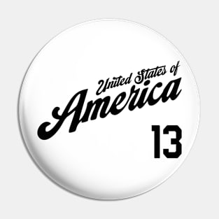 John Hancock USA Baseball Jersey 13 Pin