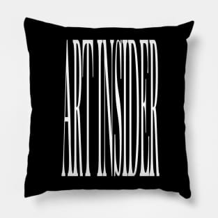 ART INSIDER V.3 (white print) Pillow