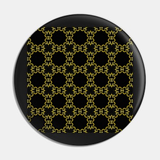 Yellow Chrysanthemum Light and Shadow Kaleidoscope pattern (Seamless) 16 Pin