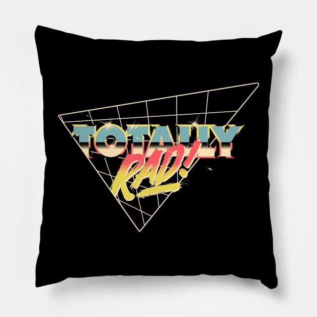 Totally Rad Pillow by mathiole