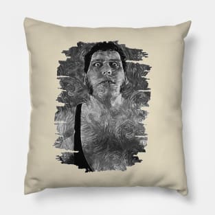 Andre The Giant \\ Brush Art Pillow