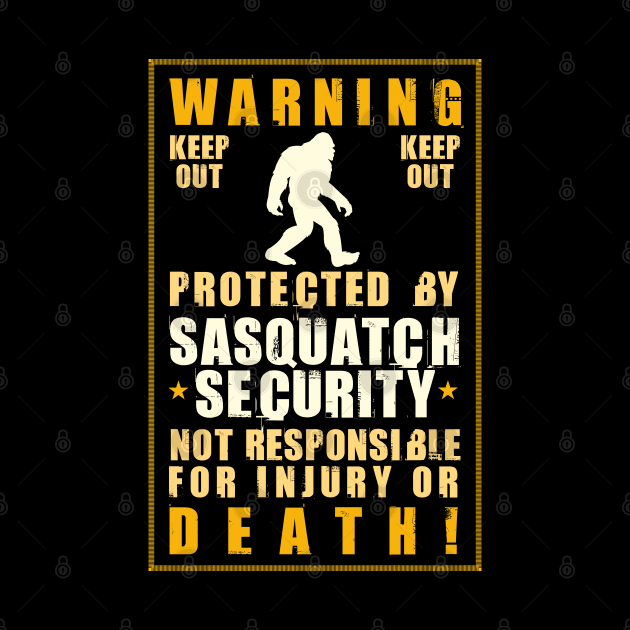 Sasquatch Security Bigfoot by Tesszero