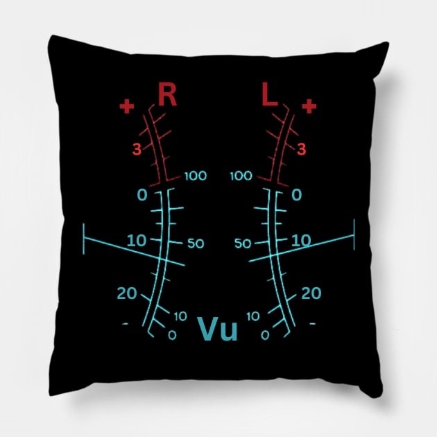 Vu-meter Pillow by Jhontee