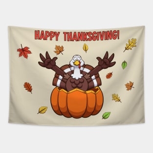 Happy Thanksgiving Tapestry