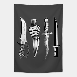 KNIVES AND DAGGERS Tapestry