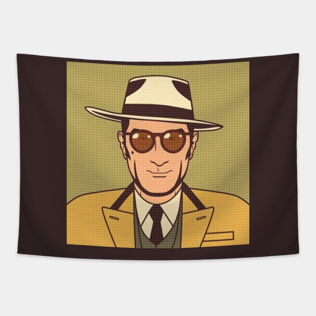 Robert De Niro - Al Capone Tapestry by Wahyu Aji Sadewa