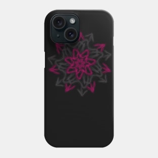 Mandala Flower gray Phone Case