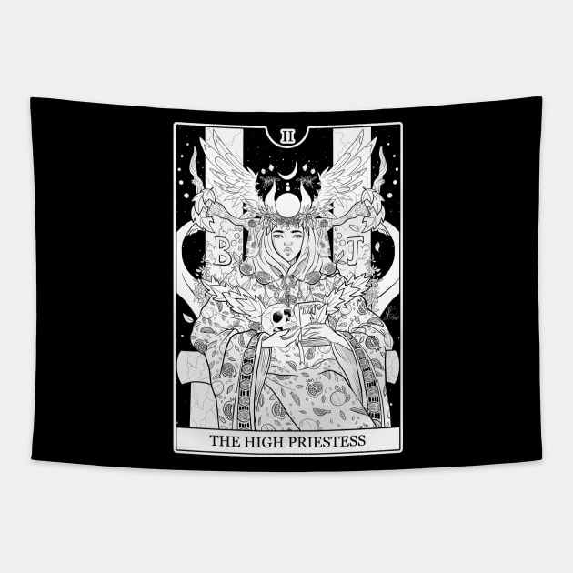 High priestess tarot tapestry hot sale