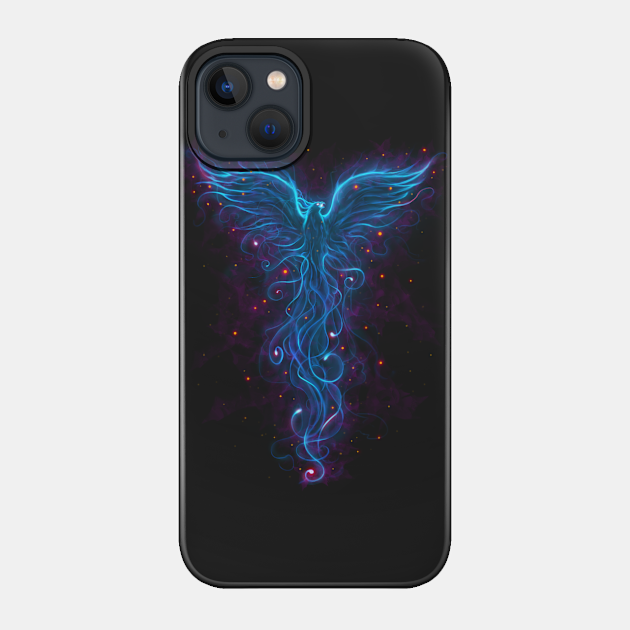 The Heat of Illusion blue - Phoenix - Phone Case