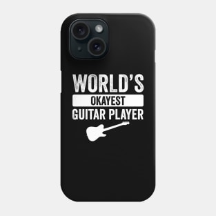 World's Okayest Guitar Player Phone Case