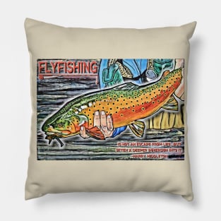 Fly Fishing Pillow