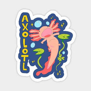 Axolotl by Sobre Alba Magnet