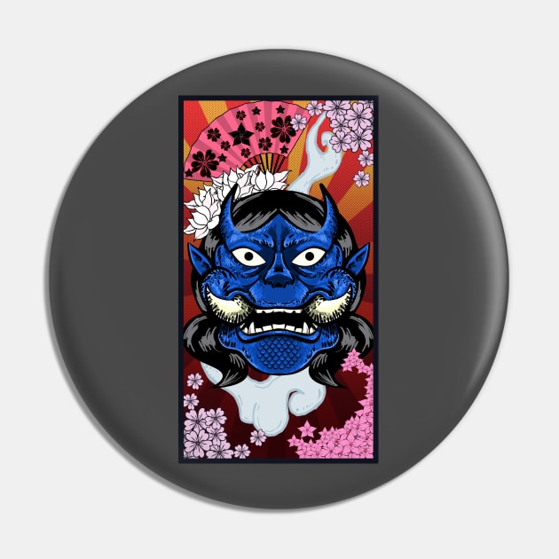 ONI MASK Pin by droidmonkey