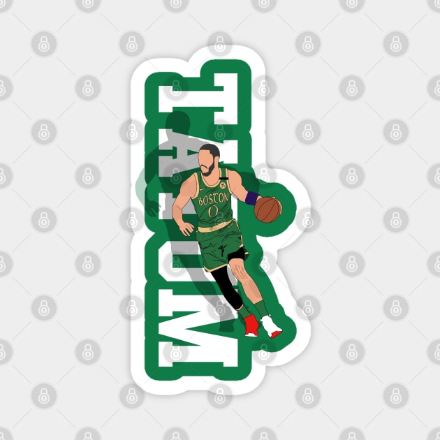 Jayson Tatum Magnet by FootballBum