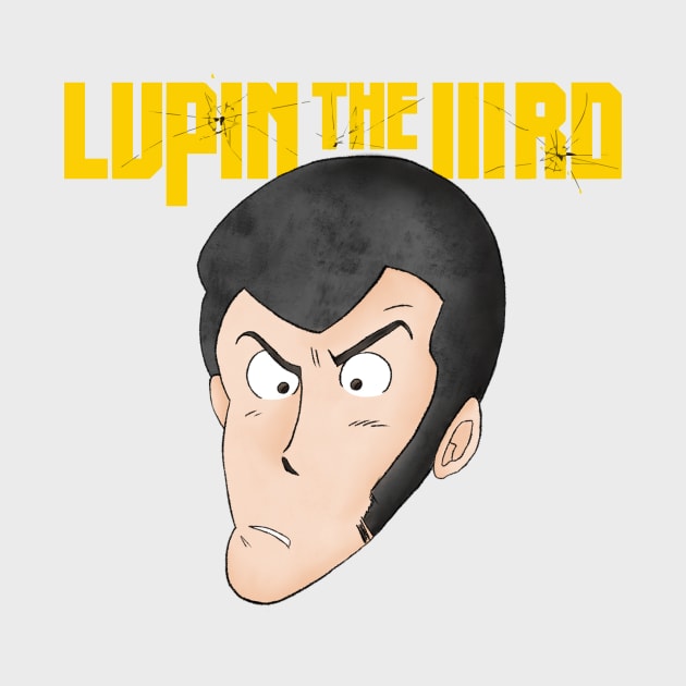 Lupin III Face Shirt by CalebmanX