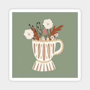 Flower mug 3 Magnet