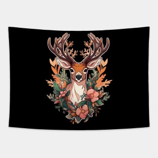 Cottagecore Deer Ugly Christmas Men Kids Women Christmas Tapestry