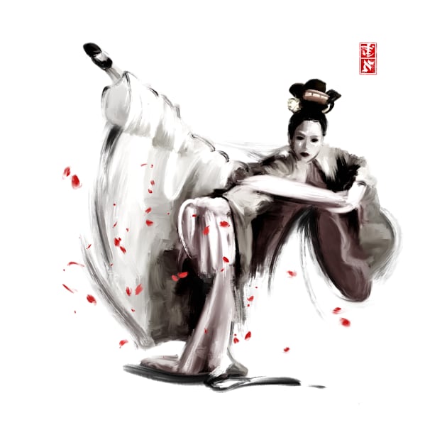 Chinese Court Dancer by ILYOart