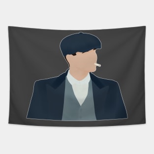 Tommy Shelby Peaky Minimal Tribute Design Tapestry