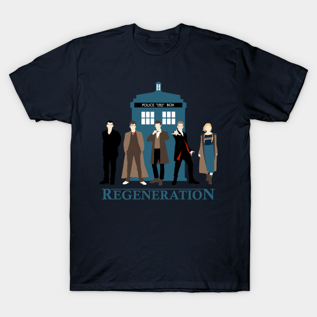 Latest Regenerations - Doctor Who - T-Shirt